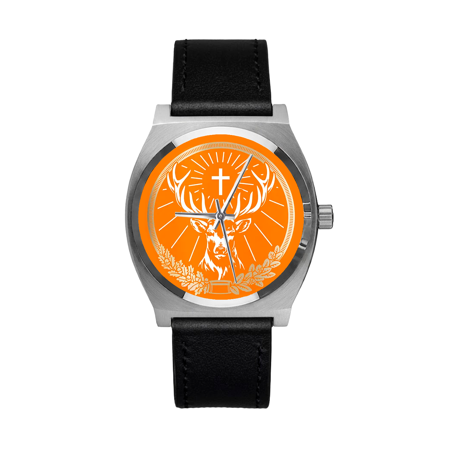 Jagger Orange Inspired Retro Quartz Watch Dope Dial