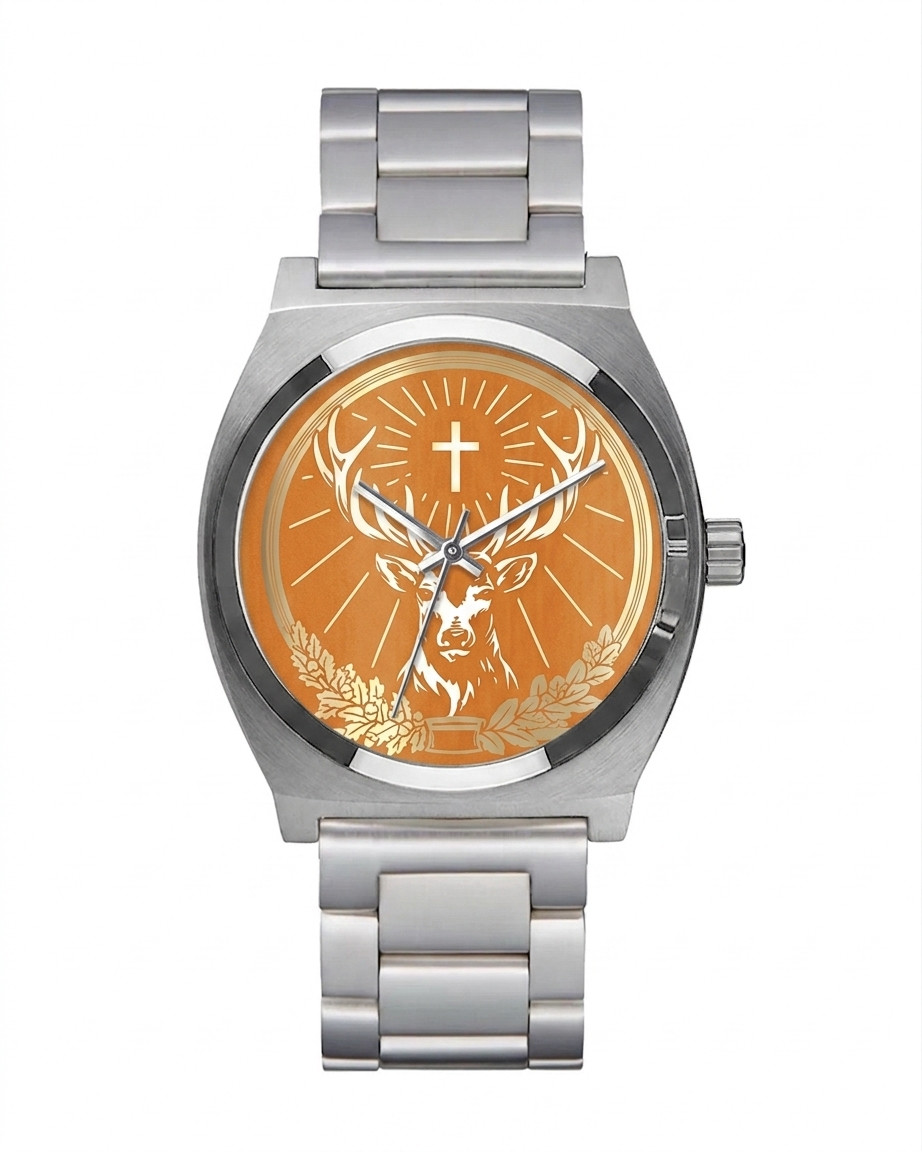 Jagger Orange Inspired Retro Quartz Watch Dope Dial