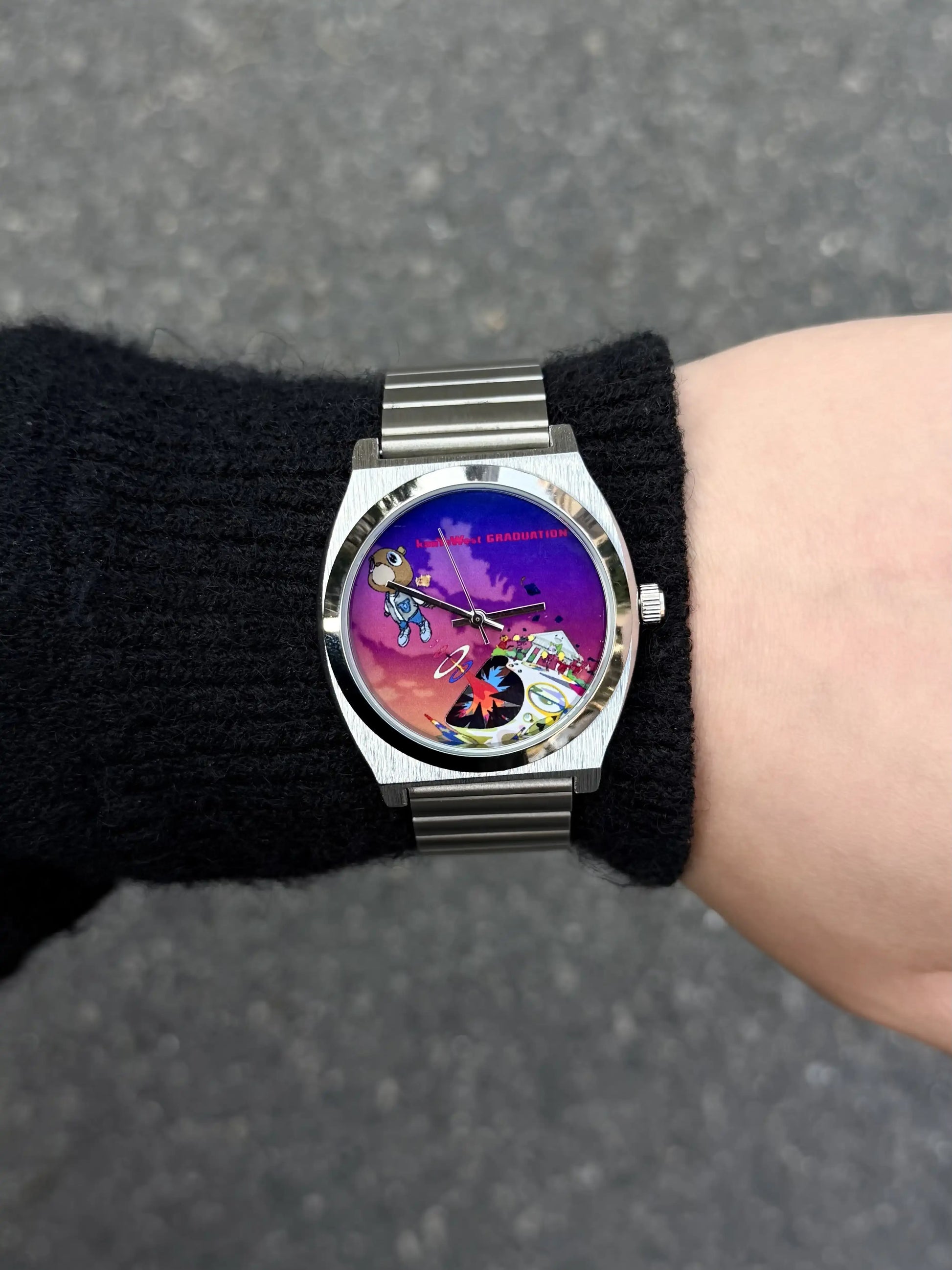 Graduation Album Inspired Retro Quartz Watch Dope Dial
