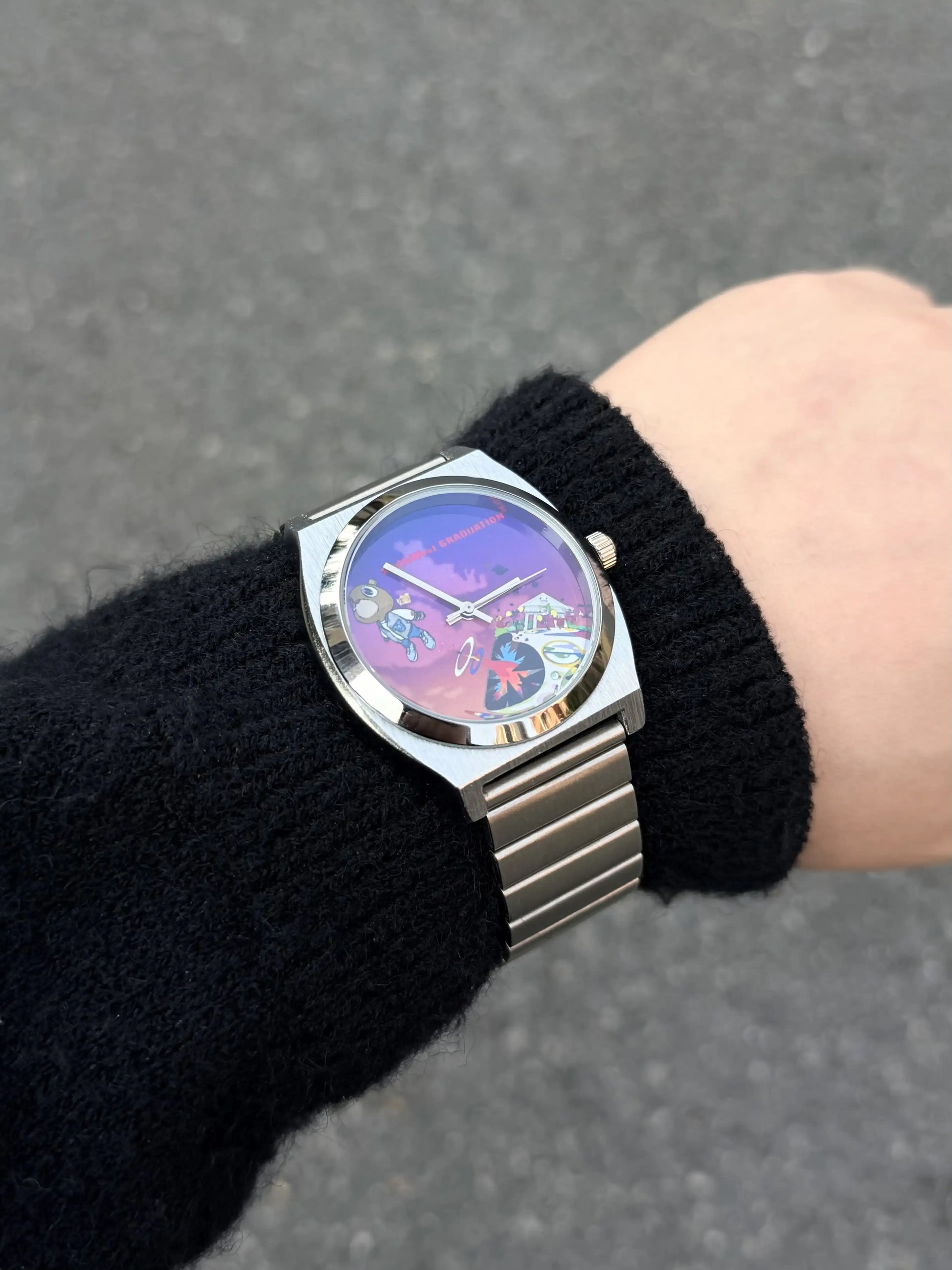 Graduation Album Inspired Retro Quartz Watch Dope Dial