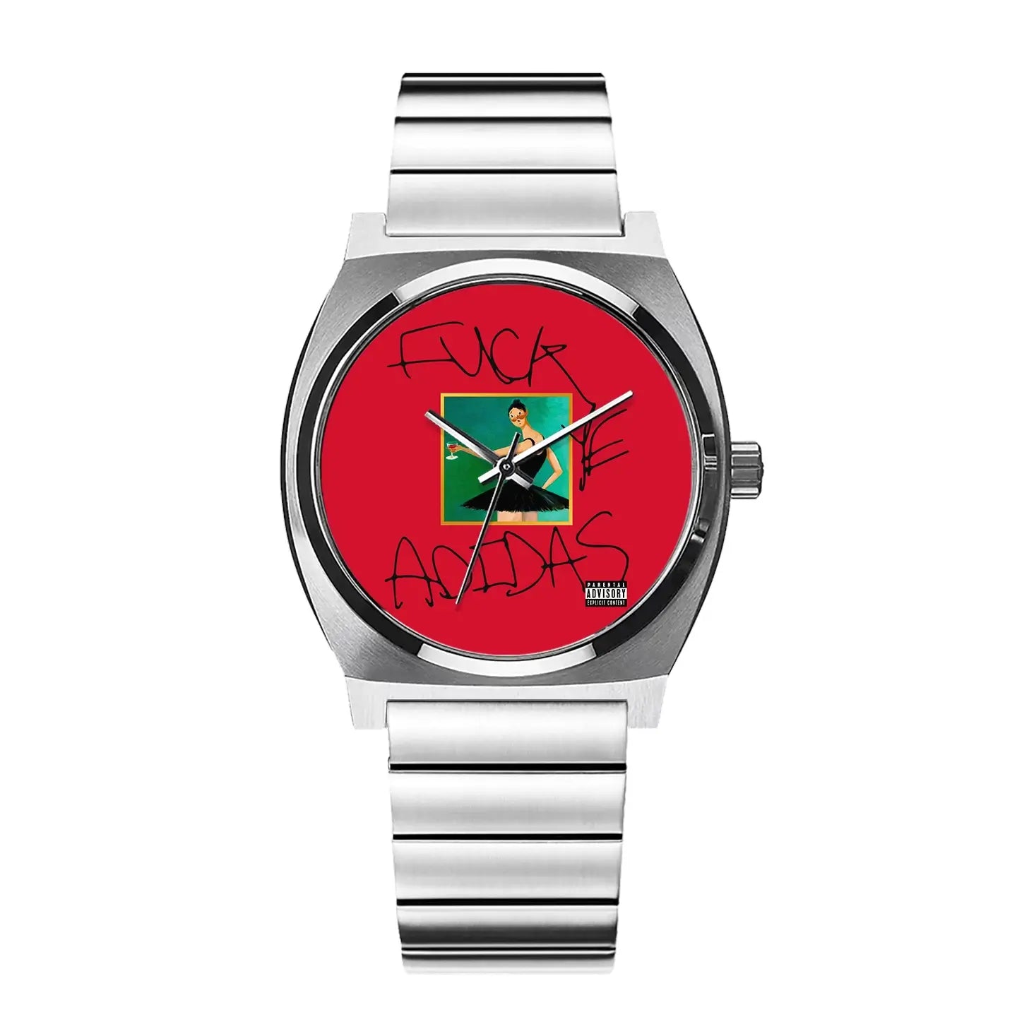 MBDTF "f*ck adidas" Album Inspired Retro Quartz Watch Dope Dial