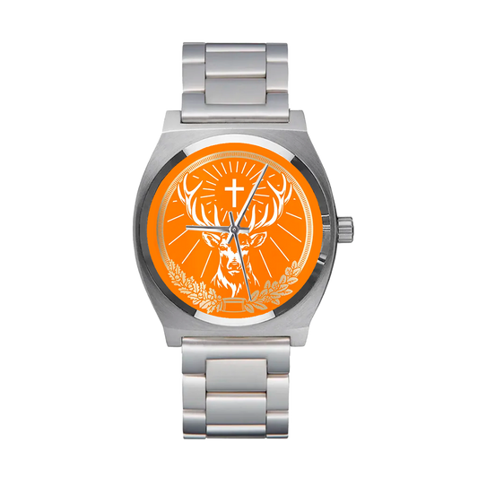 Jagger Orange Inspired Retro Quartz Watch Dope Dial