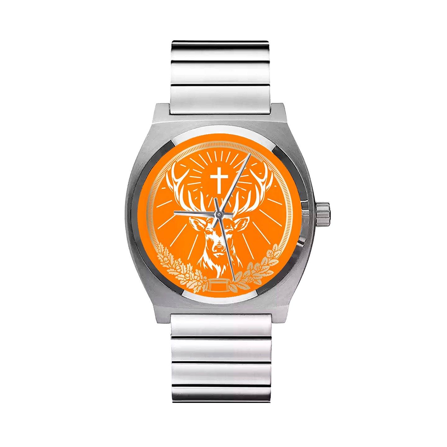 Jagger Orange Inspired Retro Quartz Watch Dope Dial